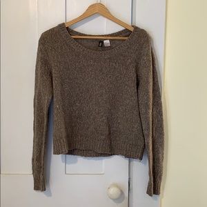 Grey Loose Knit Sweater